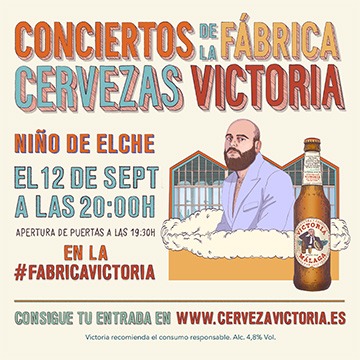 Conciertos de la Fábrica de Cervezas Victoria -  Niño de Elche